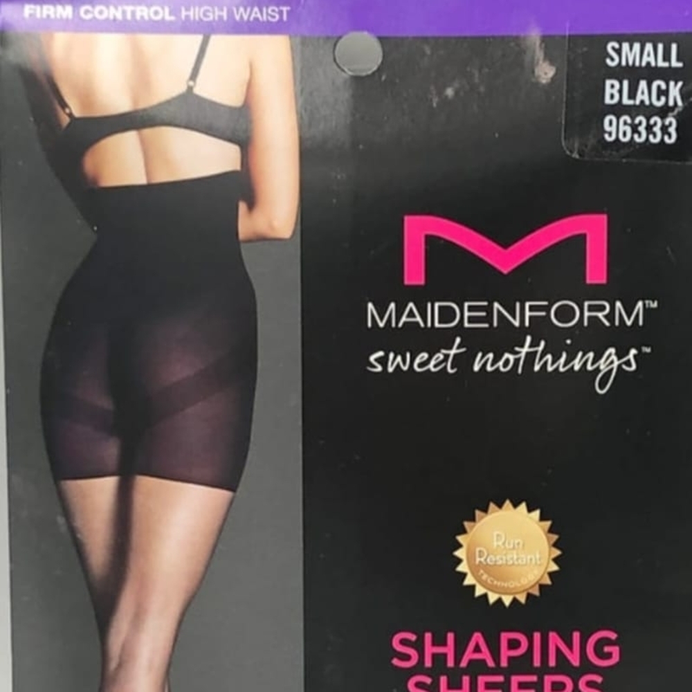 Maidenform Sweet Nothings Black High Waist Shapewear